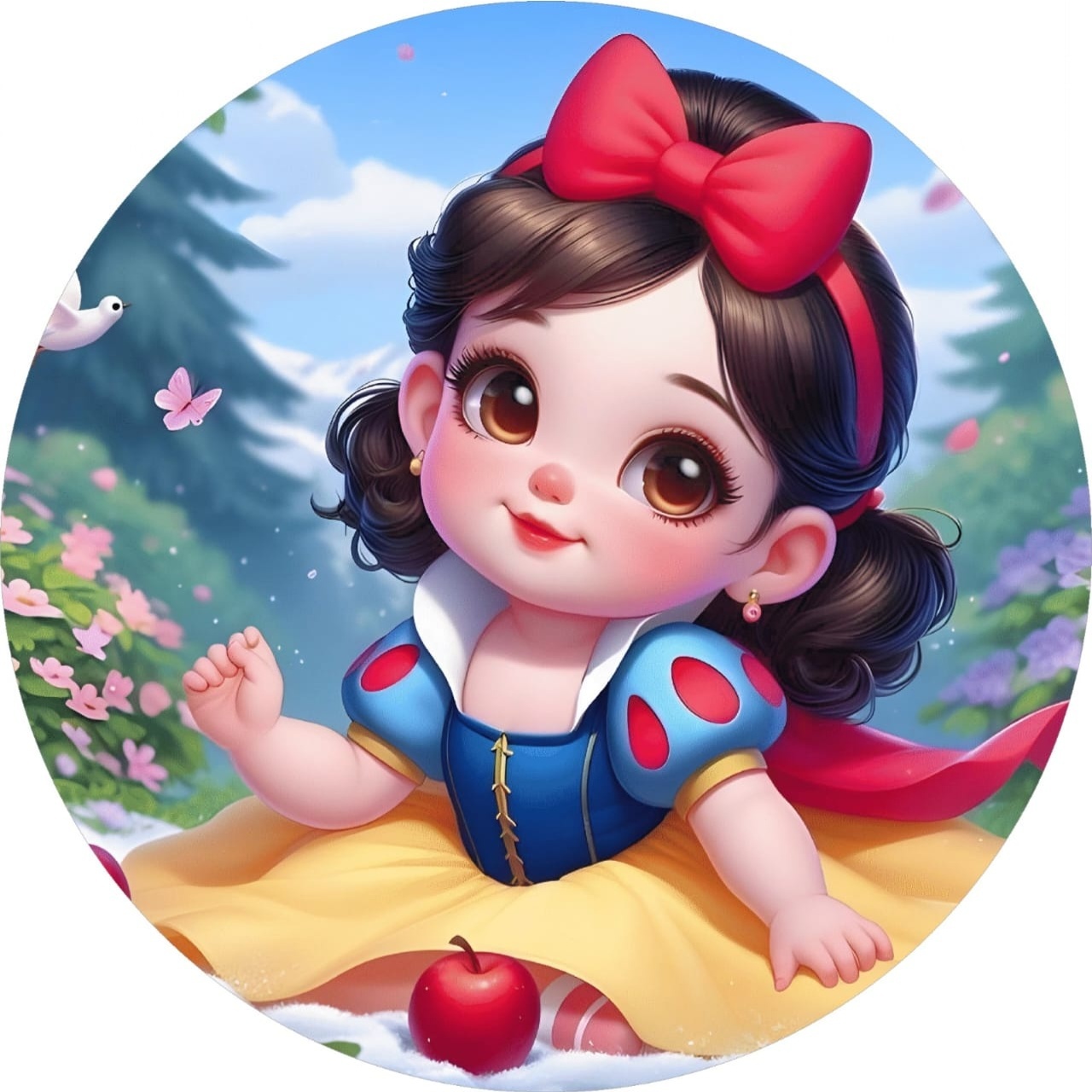 Painel  70/70 Cm Branca de Neve - Arte & Festas