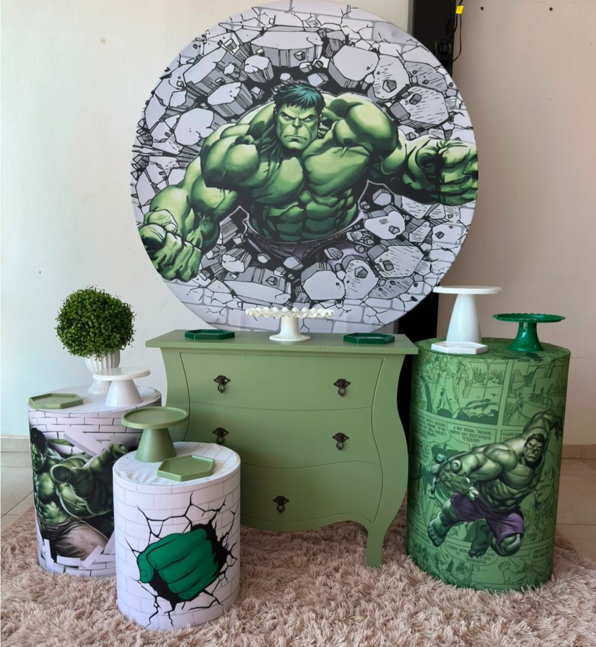 Pegue E Monte Hulk (Cópia 1) - Cirandinha decorações 