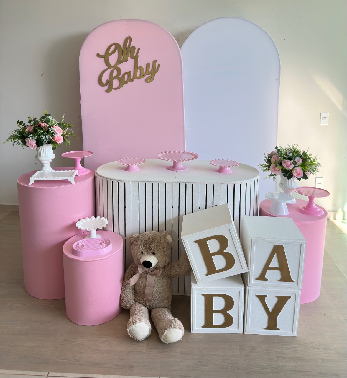 Kit Chá de Bebê Menina - Cirandinha decorações 