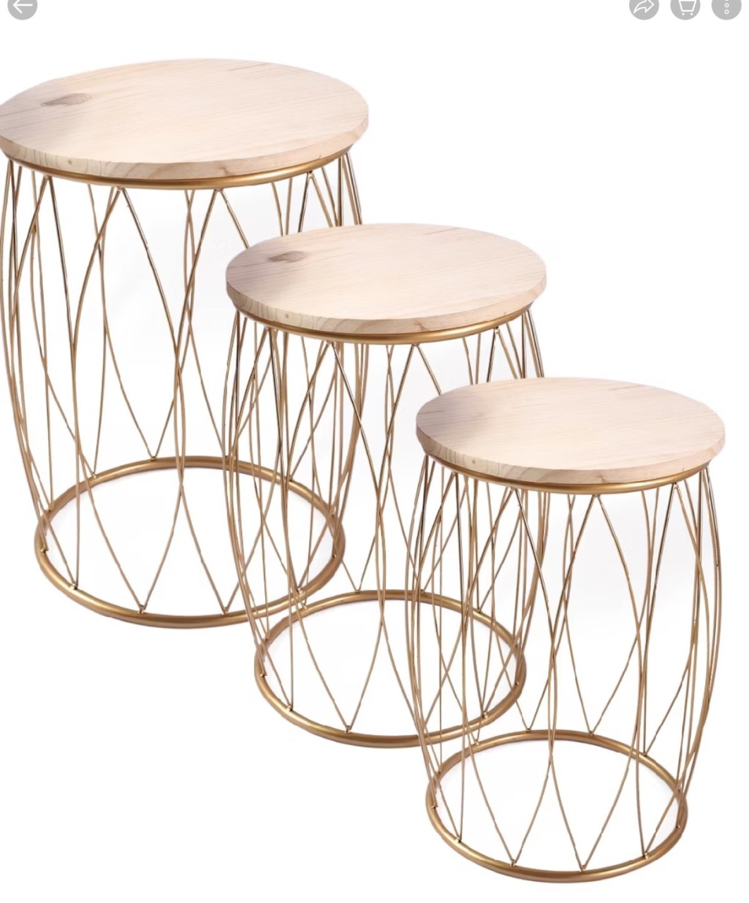 Conjunto de Mesas Barril - Cirandinha decorações 