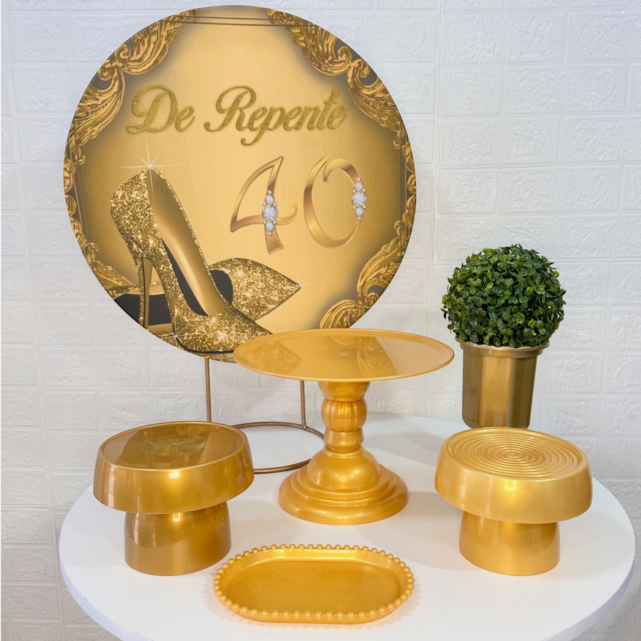 Mini Kit de Repente 40 - VIVAZ DECORAÇÕES - PEGUE E MONTE