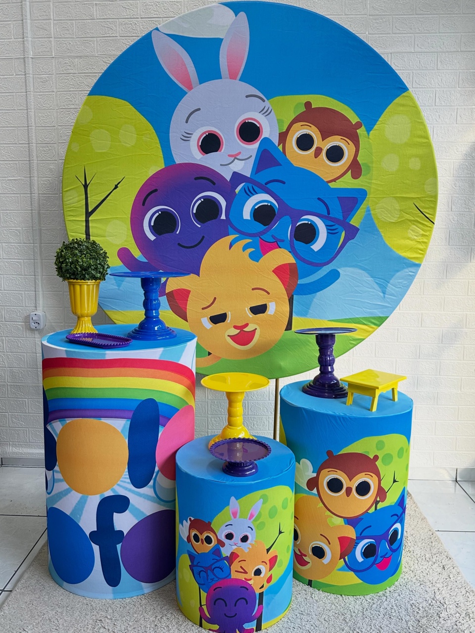 Kit Padrão Bolo Fofo - VIVAZ DECORAÇÕES - PEGUE E MONTE