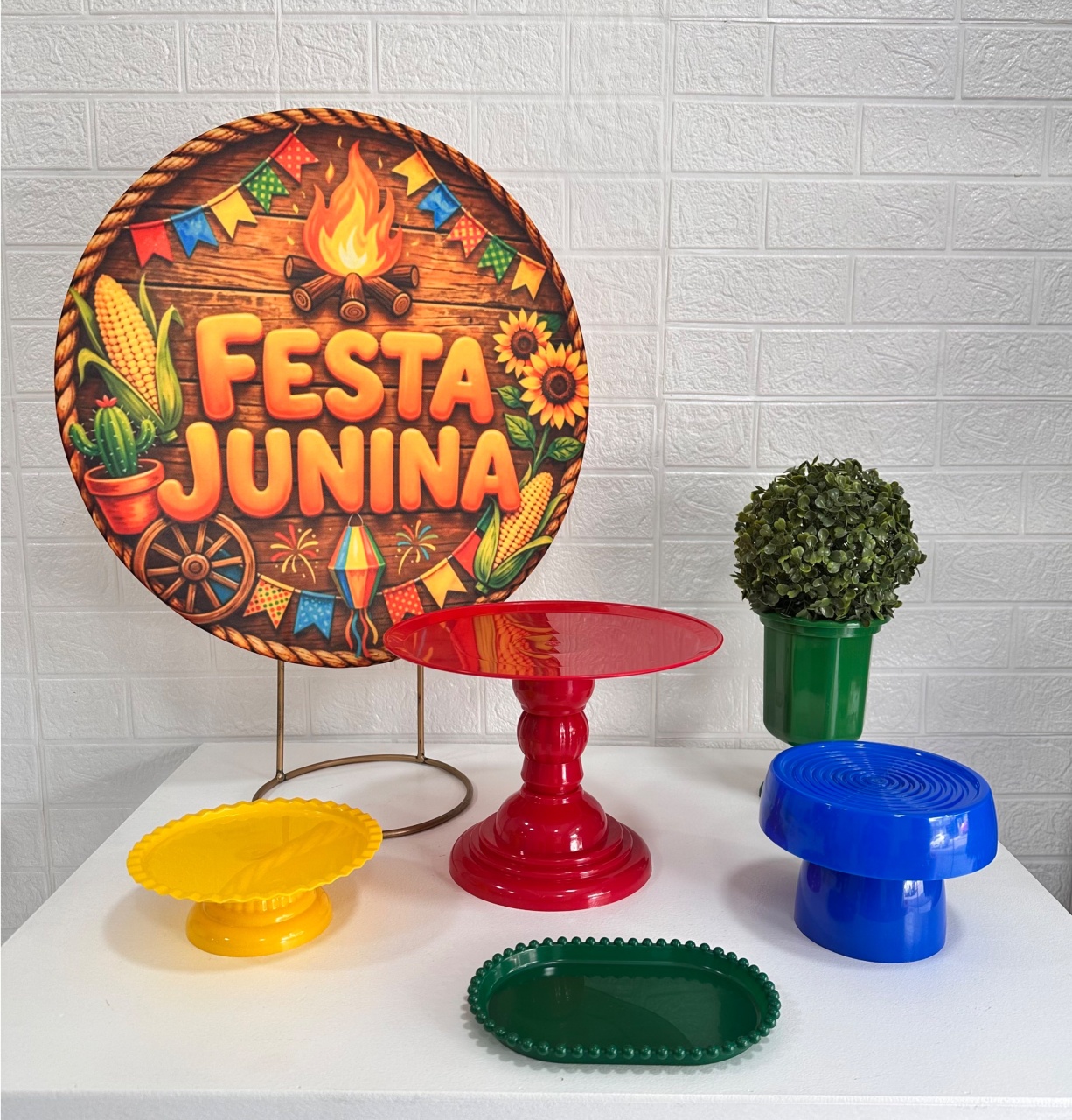 Mini Kit Festa Junina - VIVAZ DECORAÇÕES - PEGUE E MONTE