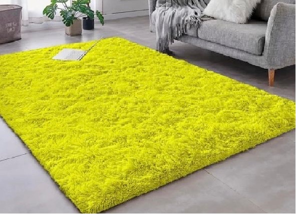 Tapete Amarelo 2X1,50  - VIVAZ DECORAÇÕES - PEGUE E MONTE