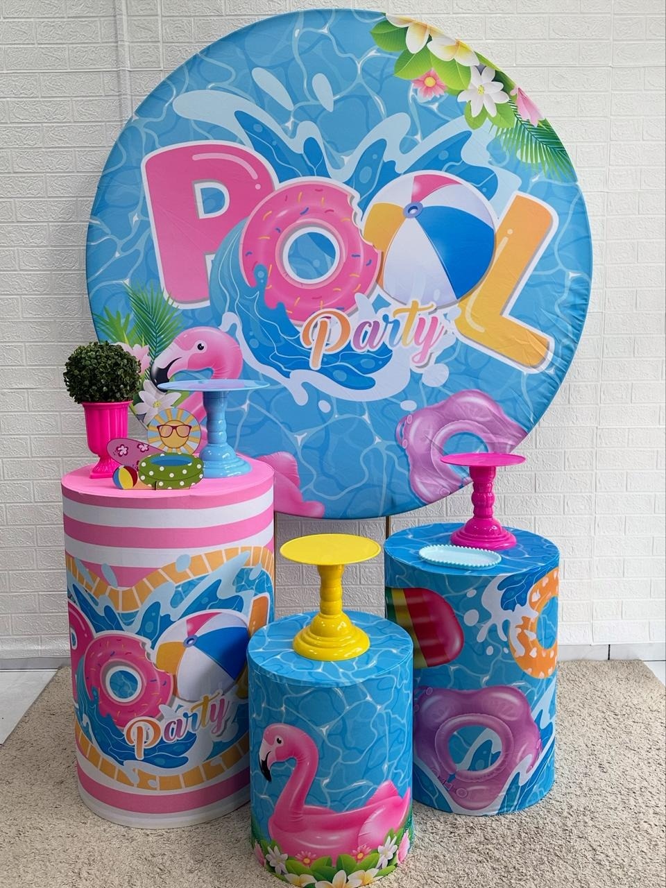 Kit Padrão Pool Party - VIVAZ DECORAÇÕES - PEGUE E MONTE
