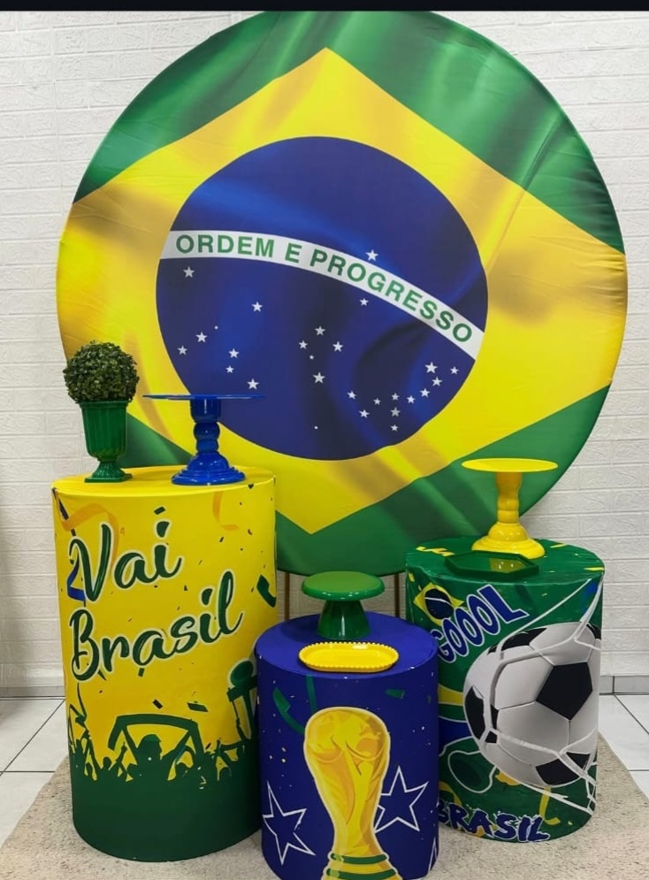 Kit Padrão Vai Brasil - VIVAZ DECORAÇÕES - PEGUE E MONTE