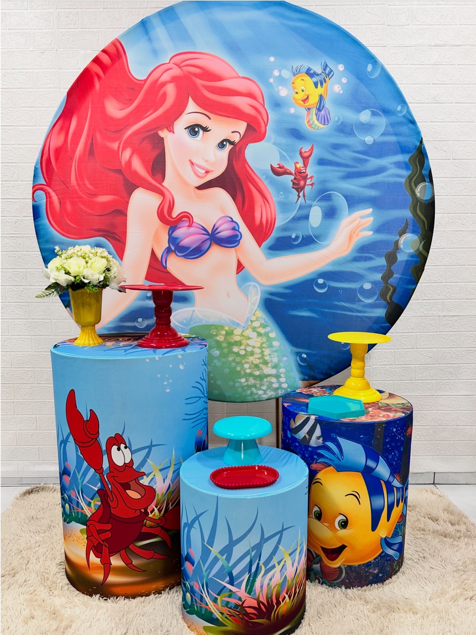 Kit Padrão Pequena Sereia - VIVAZ DECORAÇÕES - PEGUE E MONTE