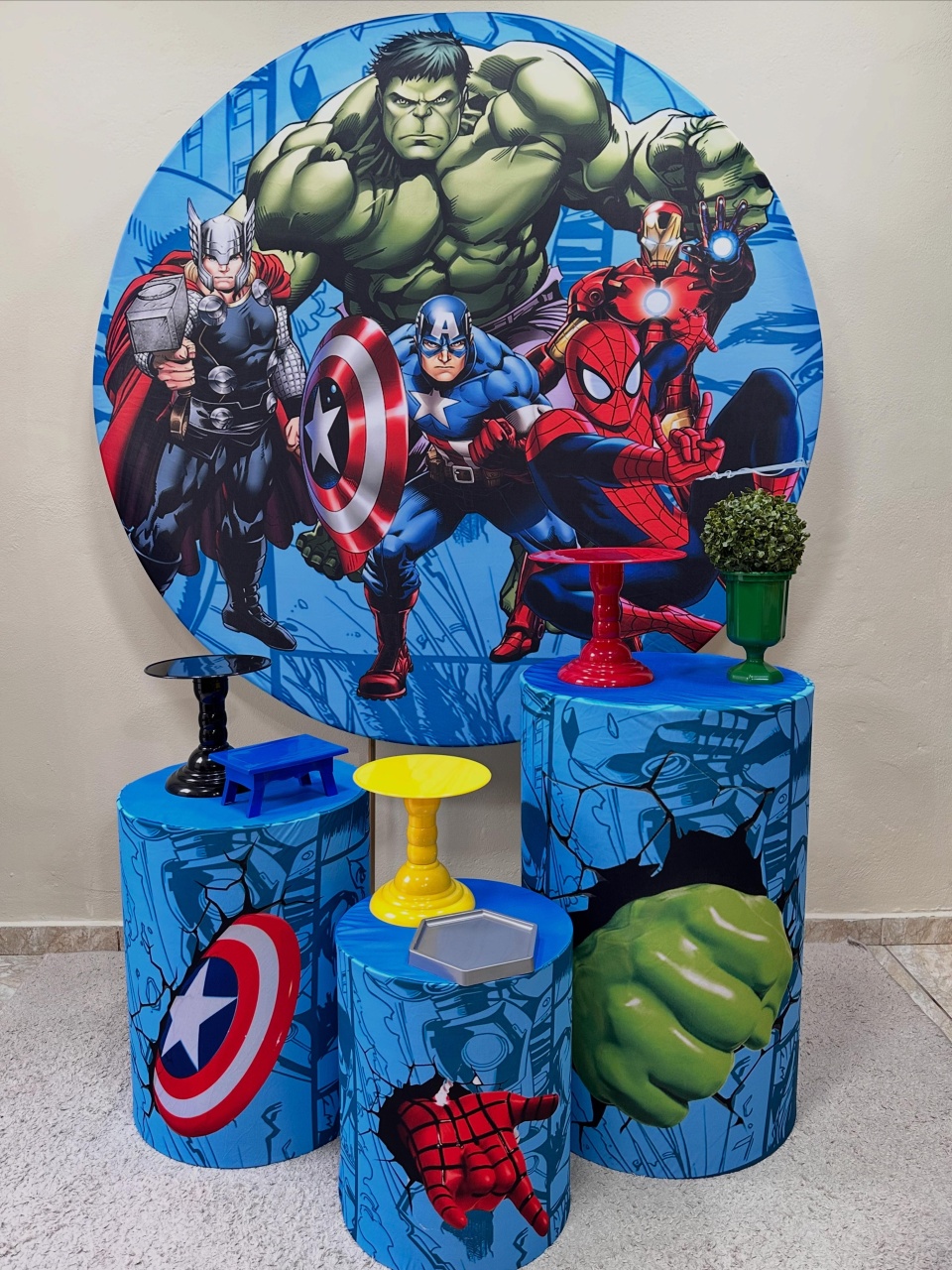 Kit Padrão Vingadores - VIVAZ DECORAÇÕES - PEGUE E MONTE