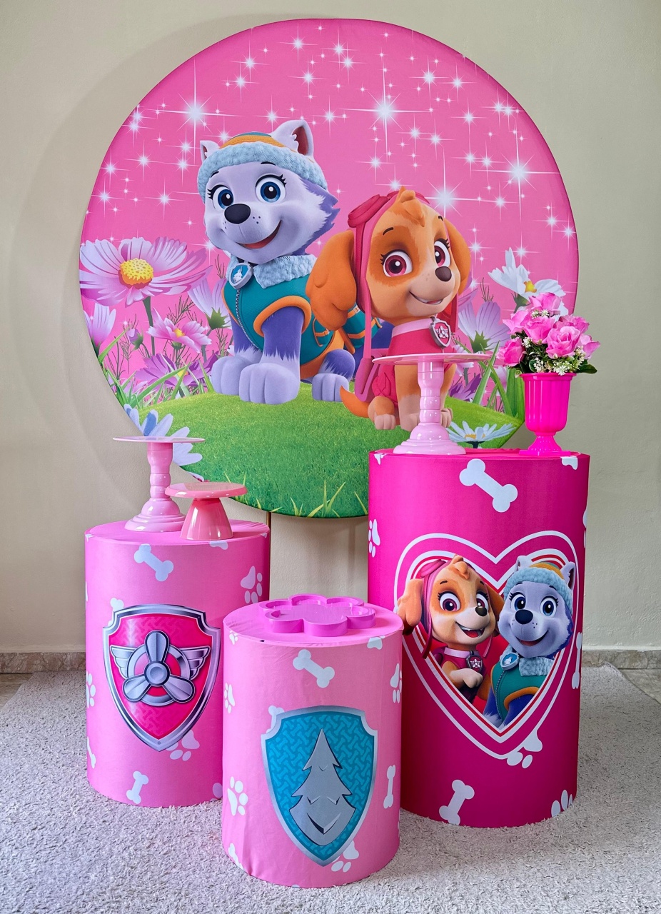 Kit Padrão Patrulha Canina Menina - VIVAZ DECORAÇÕES - PEGUE E MONTE