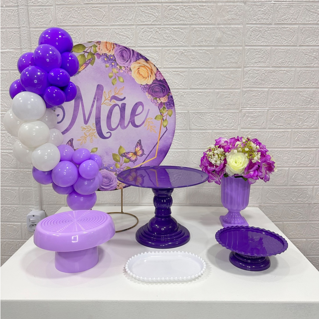 Mini Kit Dia das Mães Lilás - VIVAZ DECORAÇÕES - PEGUE E MONTE