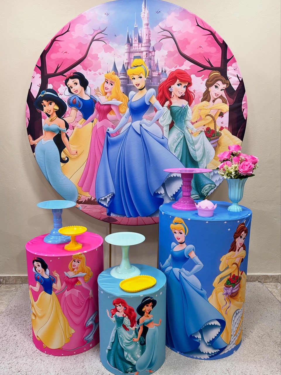 Kit Padrão Princesas - VIVAZ DECORAÇÕES - PEGUE E MONTE
