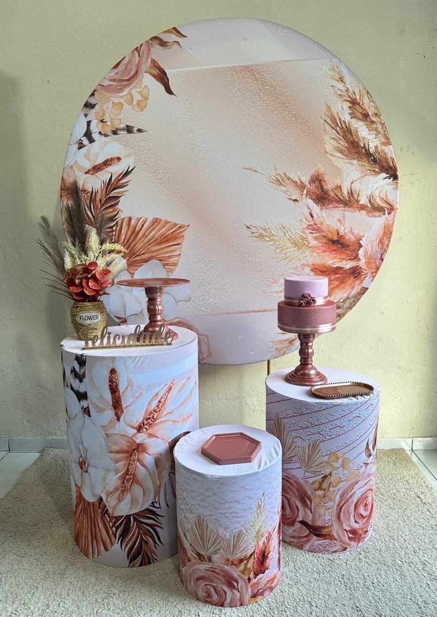 Kit Padrão Floral - VIVAZ DECORAÇÕES - PEGUE E MONTE