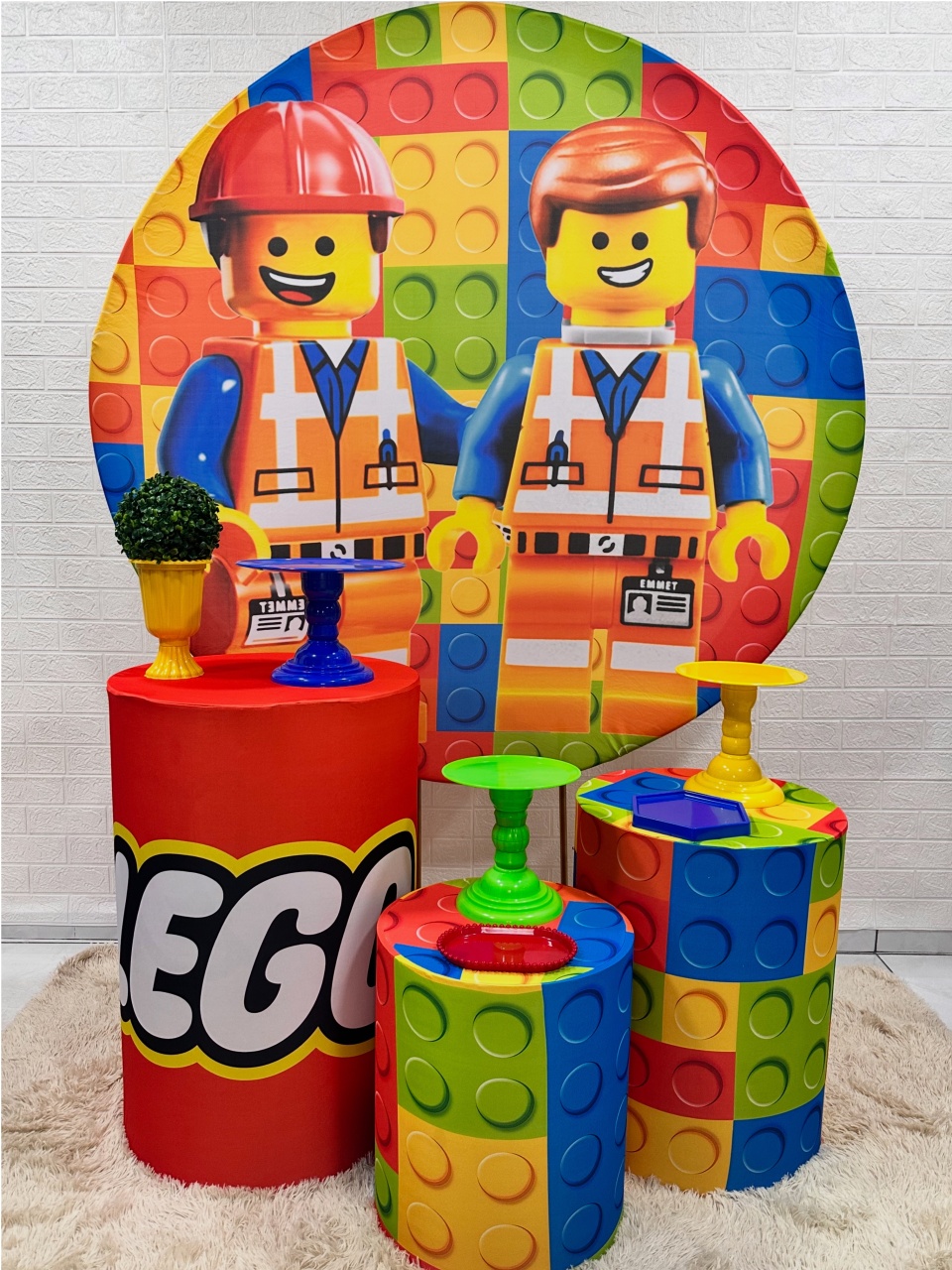 Kit Padrão Lego - VIVAZ DECORAÇÕES - PEGUE E MONTE