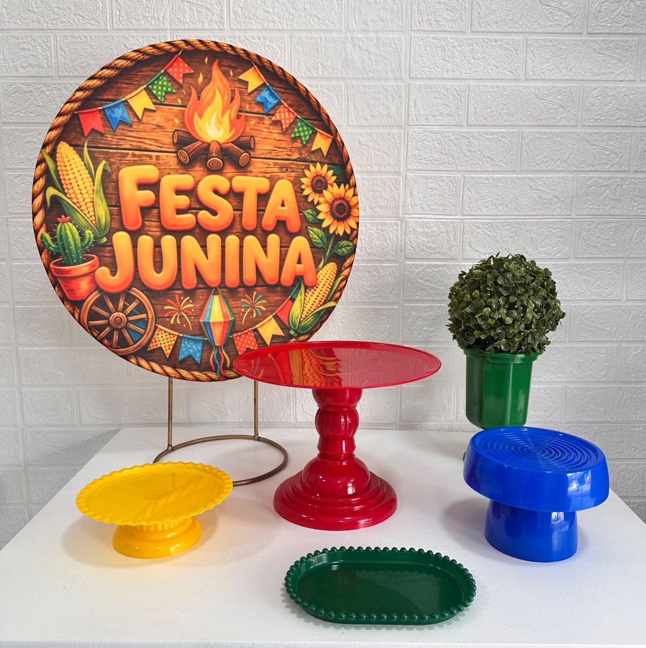Mini Kit Festa Junina 1 - VIVAZ DECORAÇÕES - PEGUE E MONTE