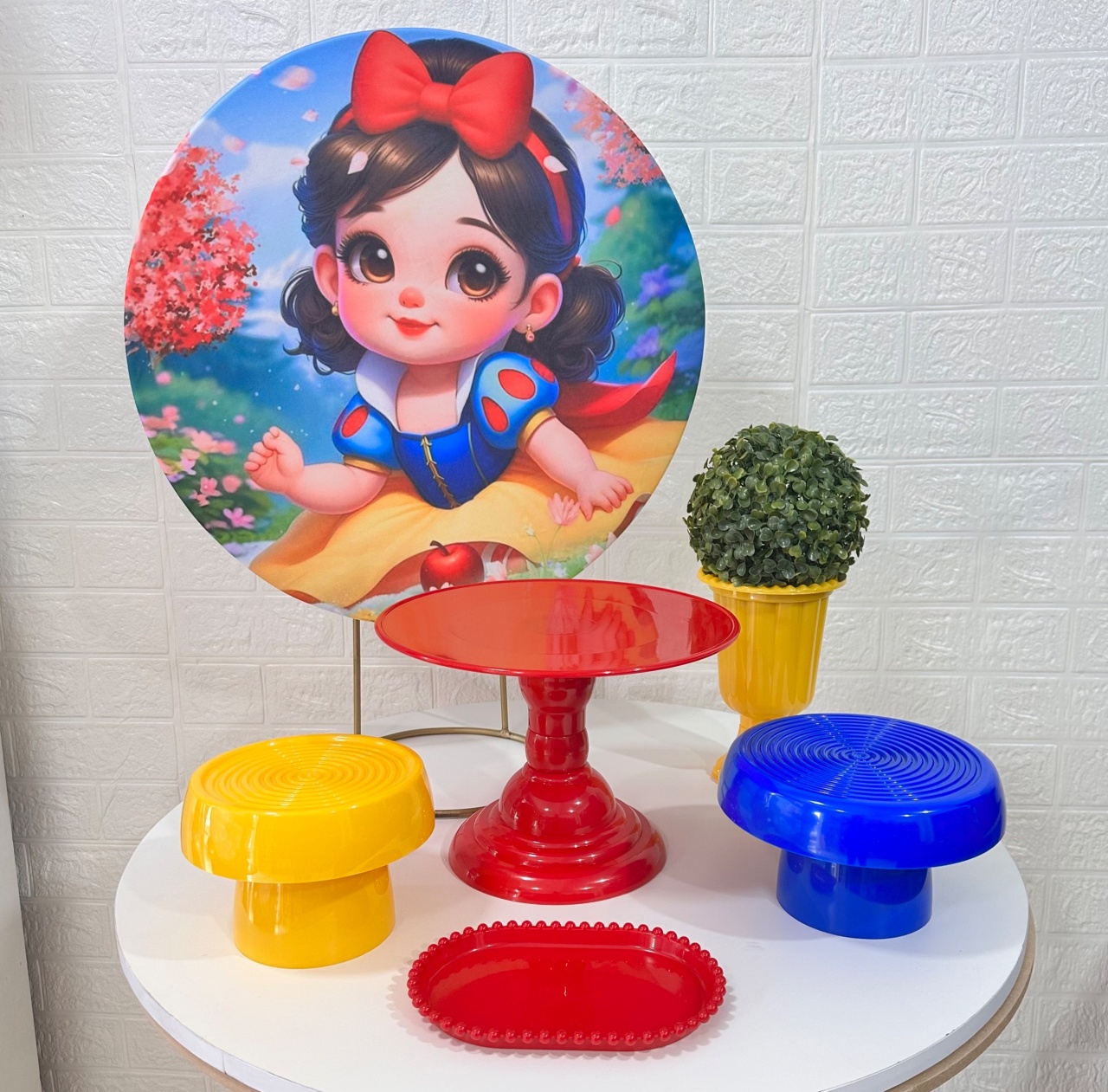 Mini Kit Branca de Neve Baby - VIVAZ DECORAÇÕES - PEGUE E MONTE