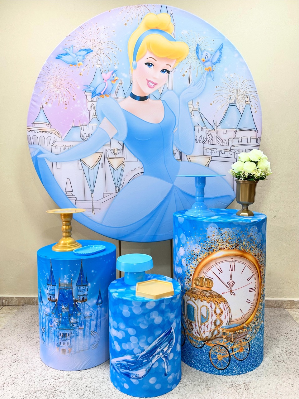 Kit Padrão Cinderela - VIVAZ DECORAÇÕES - PEGUE E MONTE