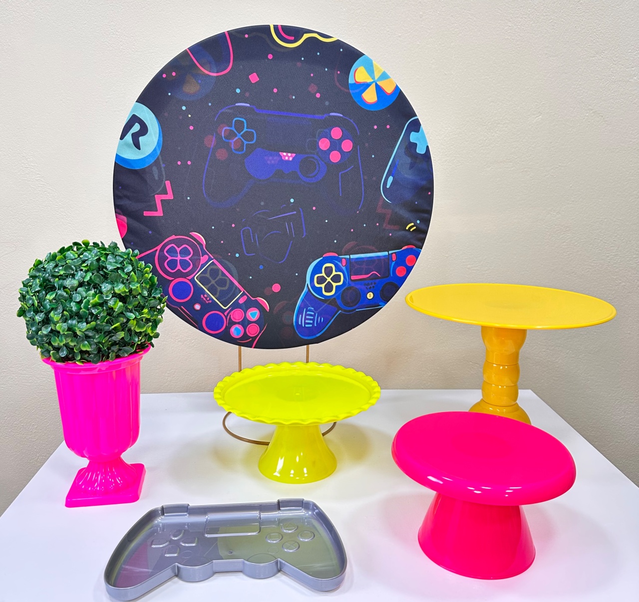 Mini Kit Game Menina - VIVAZ DECORAÇÕES - PEGUE E MONTE