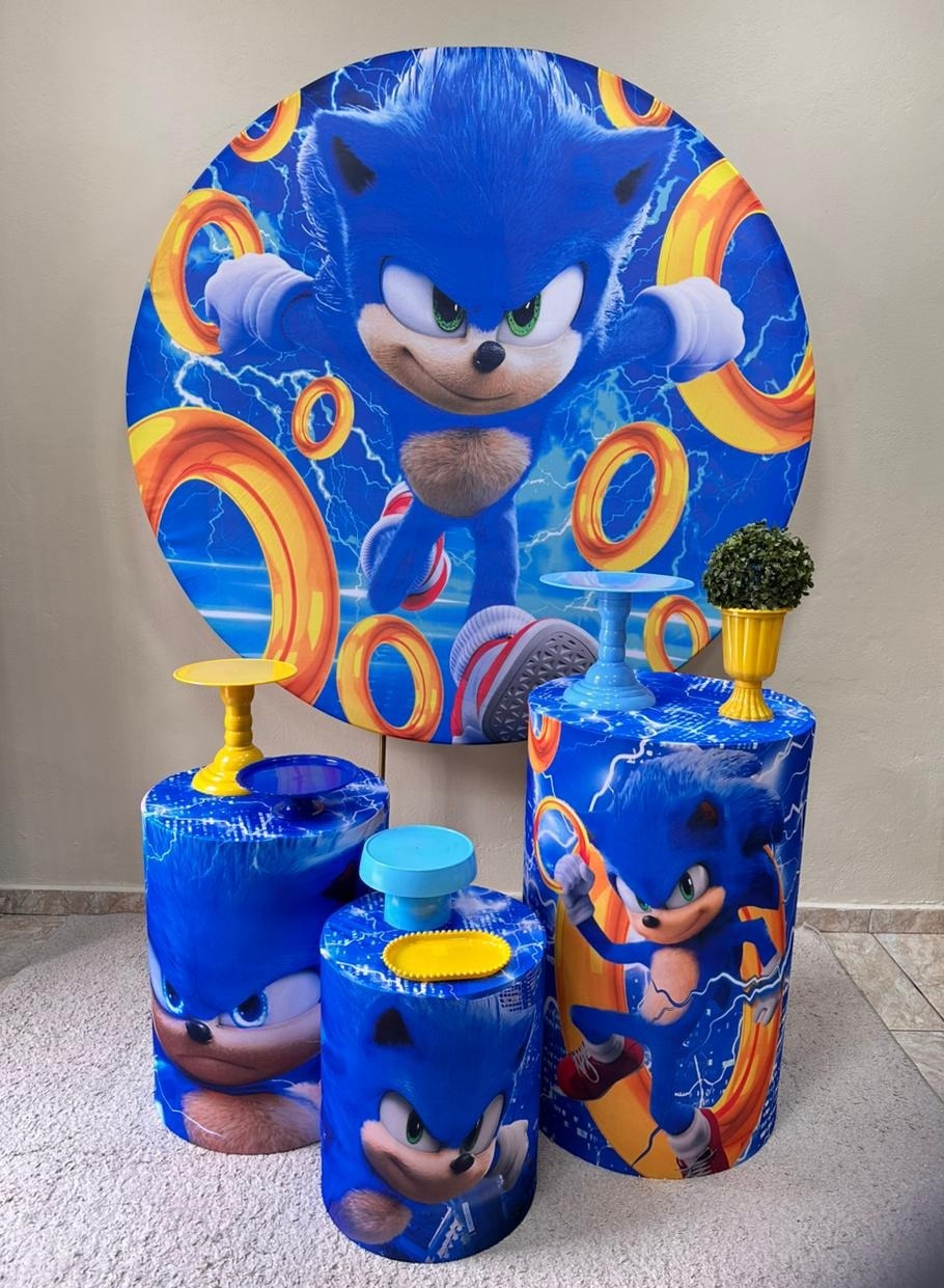 Kit Padrão Sonic - VIVAZ DECORAÇÕES - PEGUE E MONTE