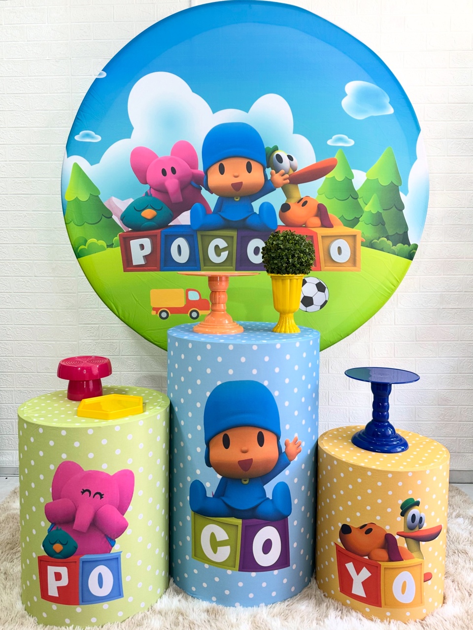 Kit Padrão Pocoyo - VIVAZ DECORAÇÕES - PEGUE E MONTE