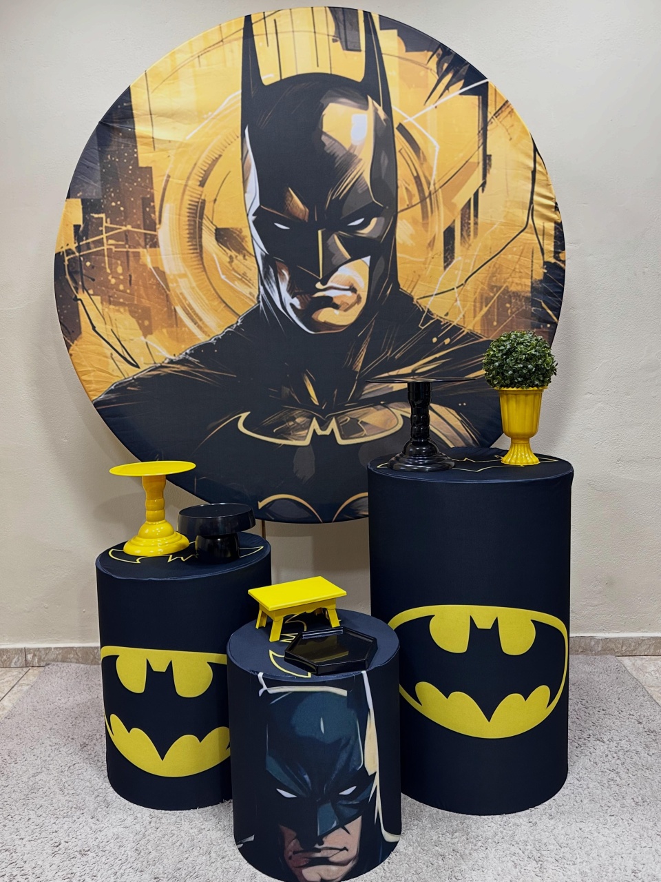 Kit Padrão Batman  - VIVAZ DECORAÇÕES - PEGUE E MONTE