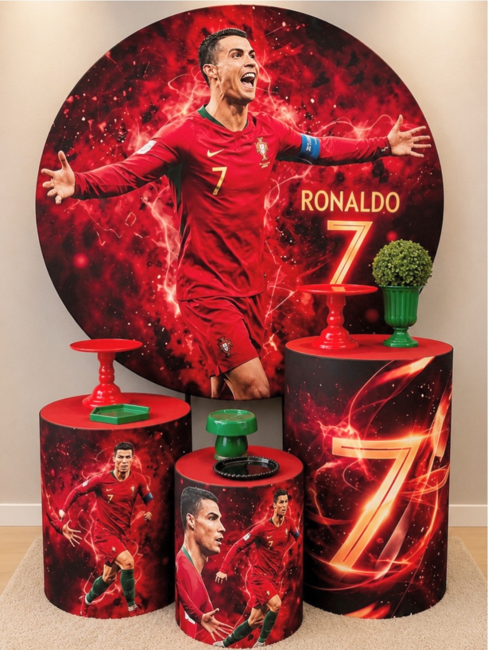 Kit Padrão Cristiano Ronaldo - VIVAZ DECORAÇÕES - PEGUE E MONTE