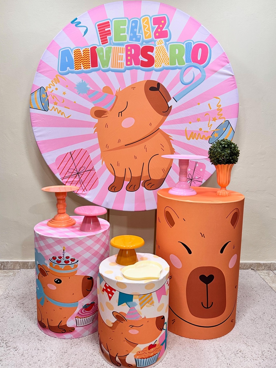 Kit Padrão Capivara - VIVAZ DECORAÇÕES - PEGUE E MONTE