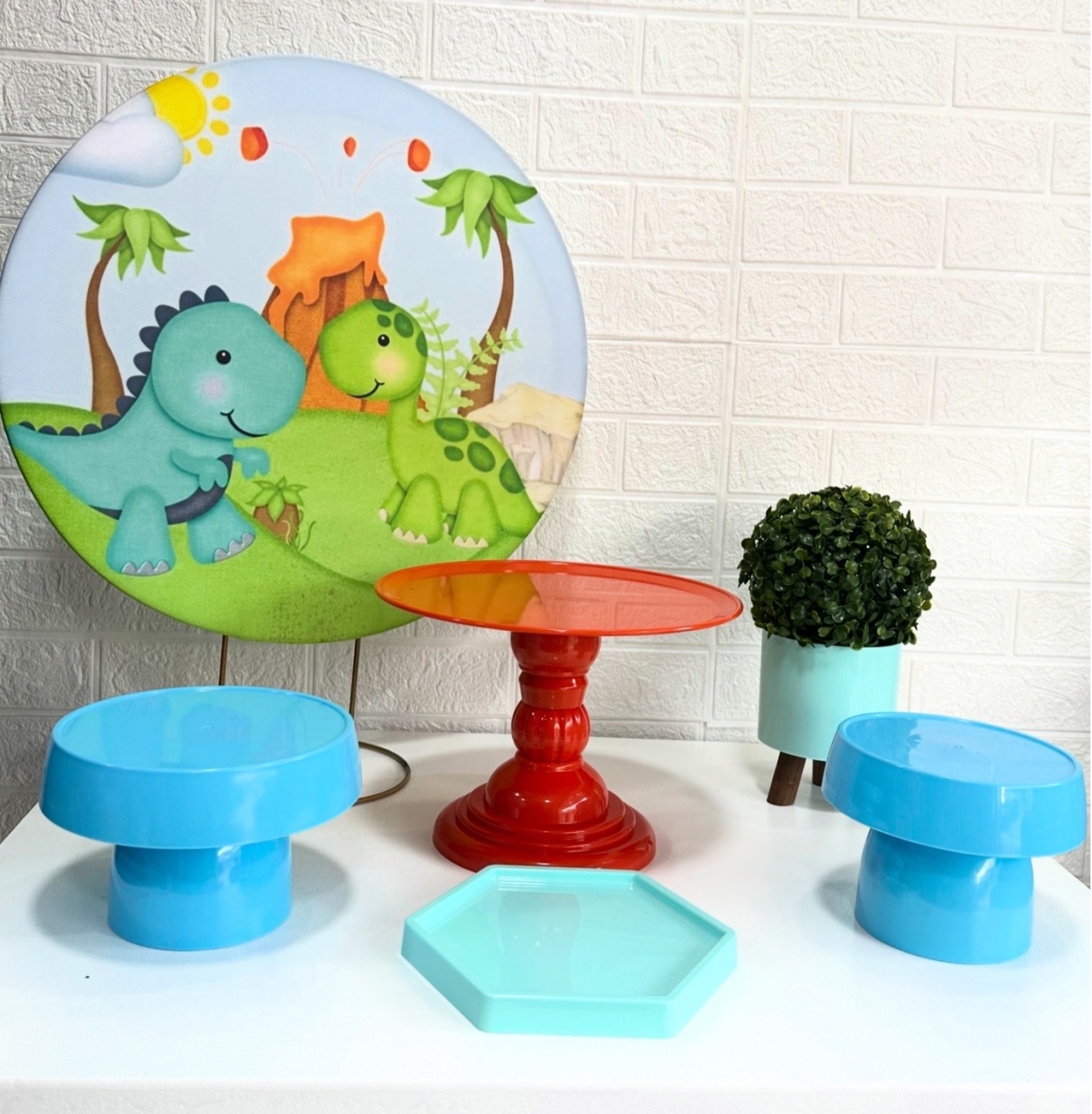 Mini Kit Dino Baby 2 - VIVAZ DECORAÇÕES - PEGUE E MONTE