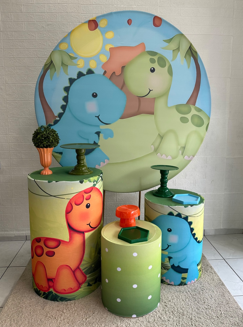 Kit Padrão Dino Baby - VIVAZ DECORAÇÕES - PEGUE E MONTE