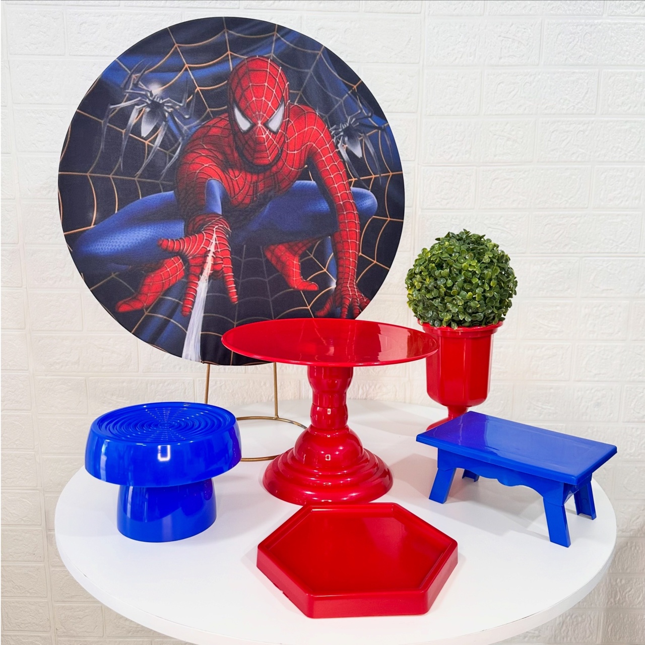 Mini Kit Homem Aranha. - VIVAZ DECORAÇÕES - PEGUE E MONTE