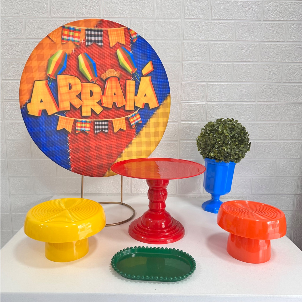 Mini Kit Arraiá. - VIVAZ DECORAÇÕES - PEGUE E MONTE