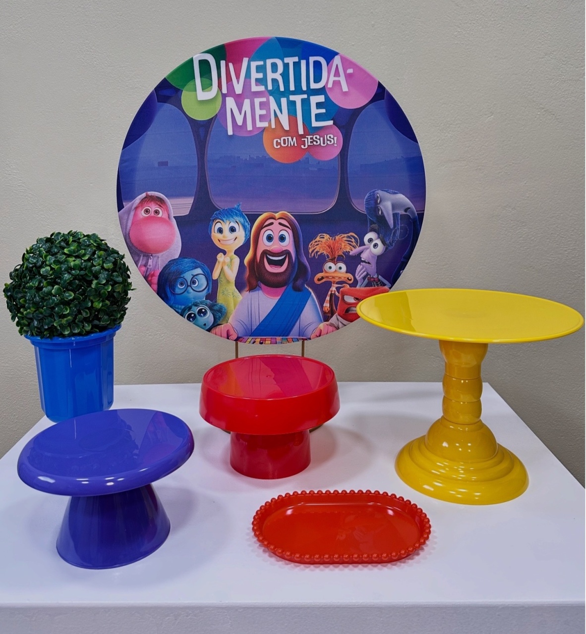 Mini Kit Divertidamente Com Jesus - VIVAZ DECORAÇÕES - PEGUE E MONTE