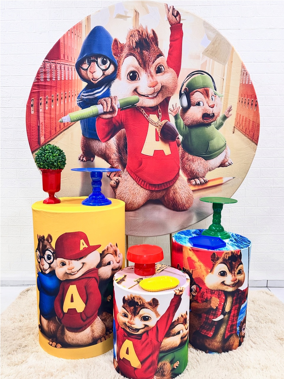 Kit Padrão Alvin E Os Esquilos - VIVAZ DECORAÇÕES - PEGUE E MONTE