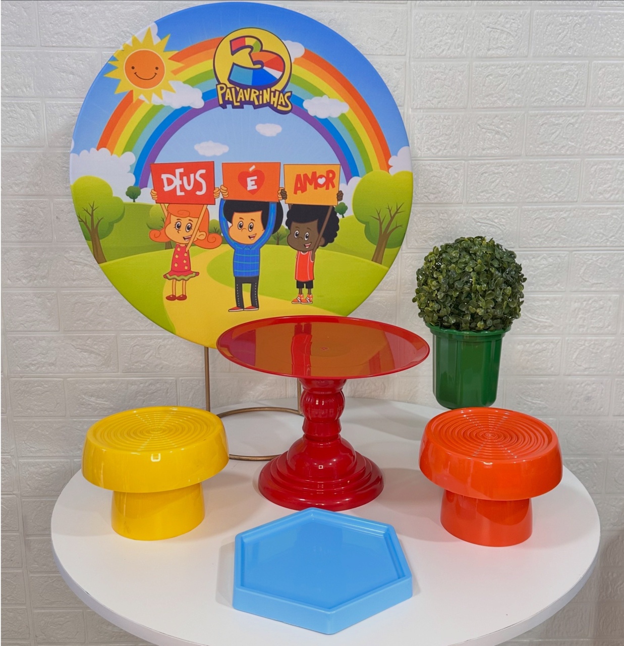 Mini Kit 3 Palavrinhas. - VIVAZ DECORAÇÕES - PEGUE E MONTE