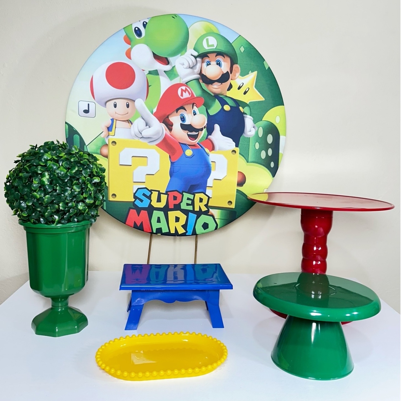 Mini Kit Mario - VIVAZ DECORAÇÕES - PEGUE E MONTE