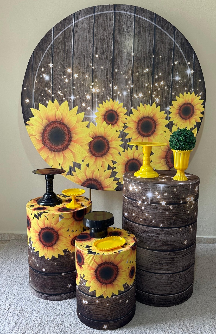 Kit Padrão Girassol - VIVAZ DECORAÇÕES - PEGUE E MONTE