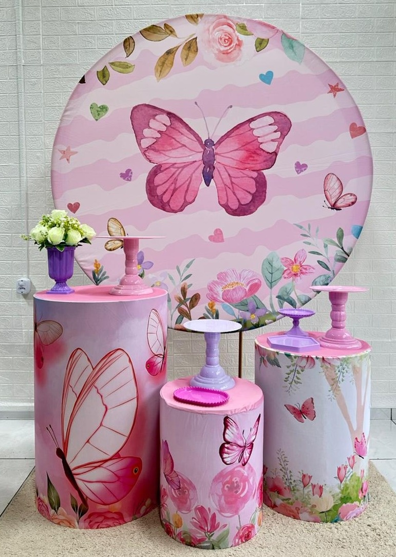 Kit Padrão Borboletas - VIVAZ DECORAÇÕES - PEGUE E MONTE