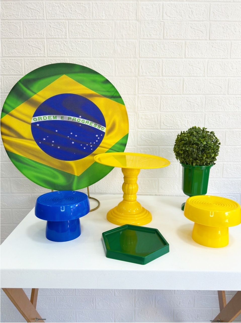 Mini Kit Brasil - VIVAZ DECORAÇÕES - PEGUE E MONTE