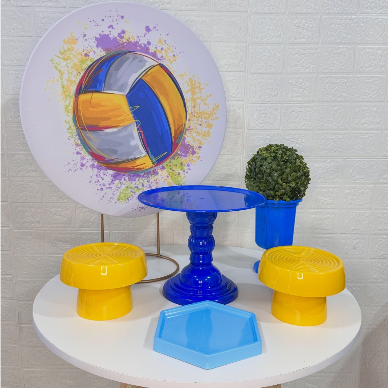 Mini Kit Vôlei - VIVAZ DECORAÇÕES - PEGUE E MONTE
