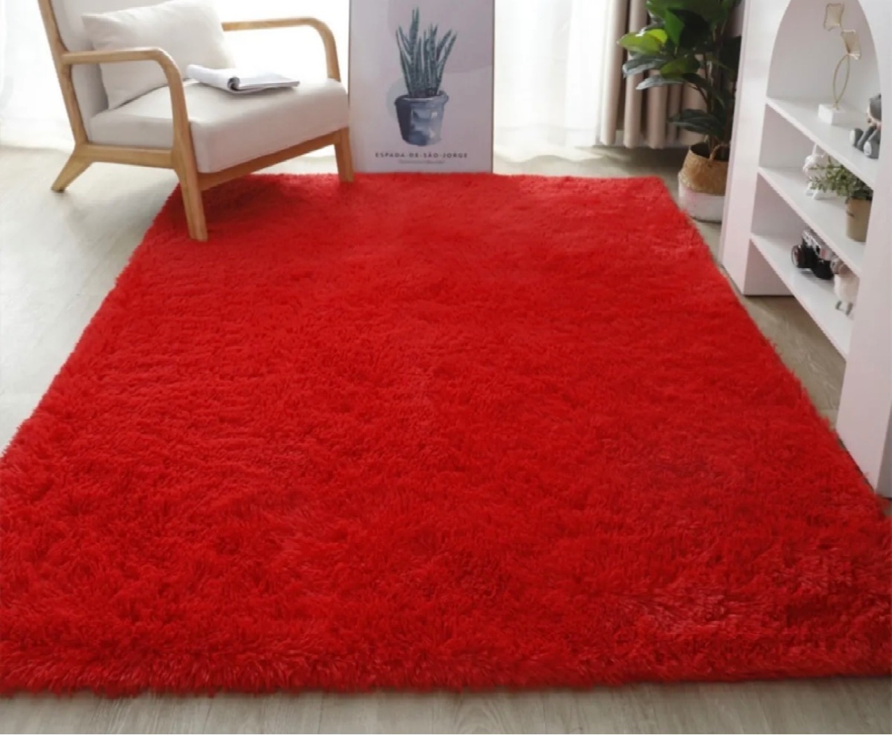 Tapete Vermelho 2X1,50  - VIVAZ DECORAÇÕES - PEGUE E MONTE