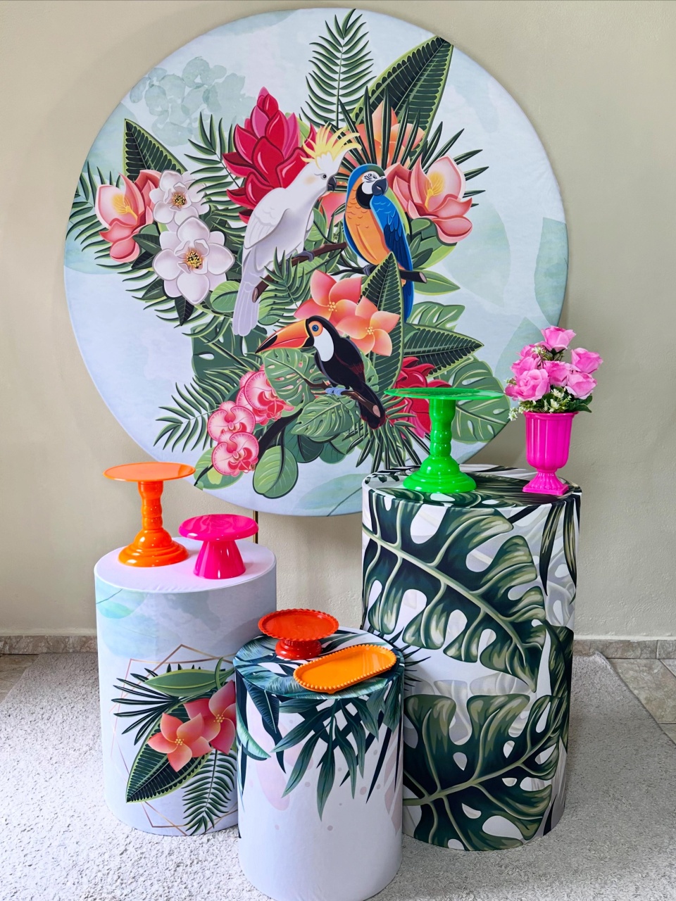 Kit Padrão Tropical - VIVAZ DECORAÇÕES - PEGUE E MONTE
