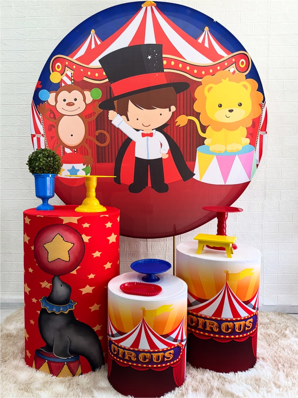 Kit Padrão Circo - VIVAZ DECORAÇÕES - PEGUE E MONTE