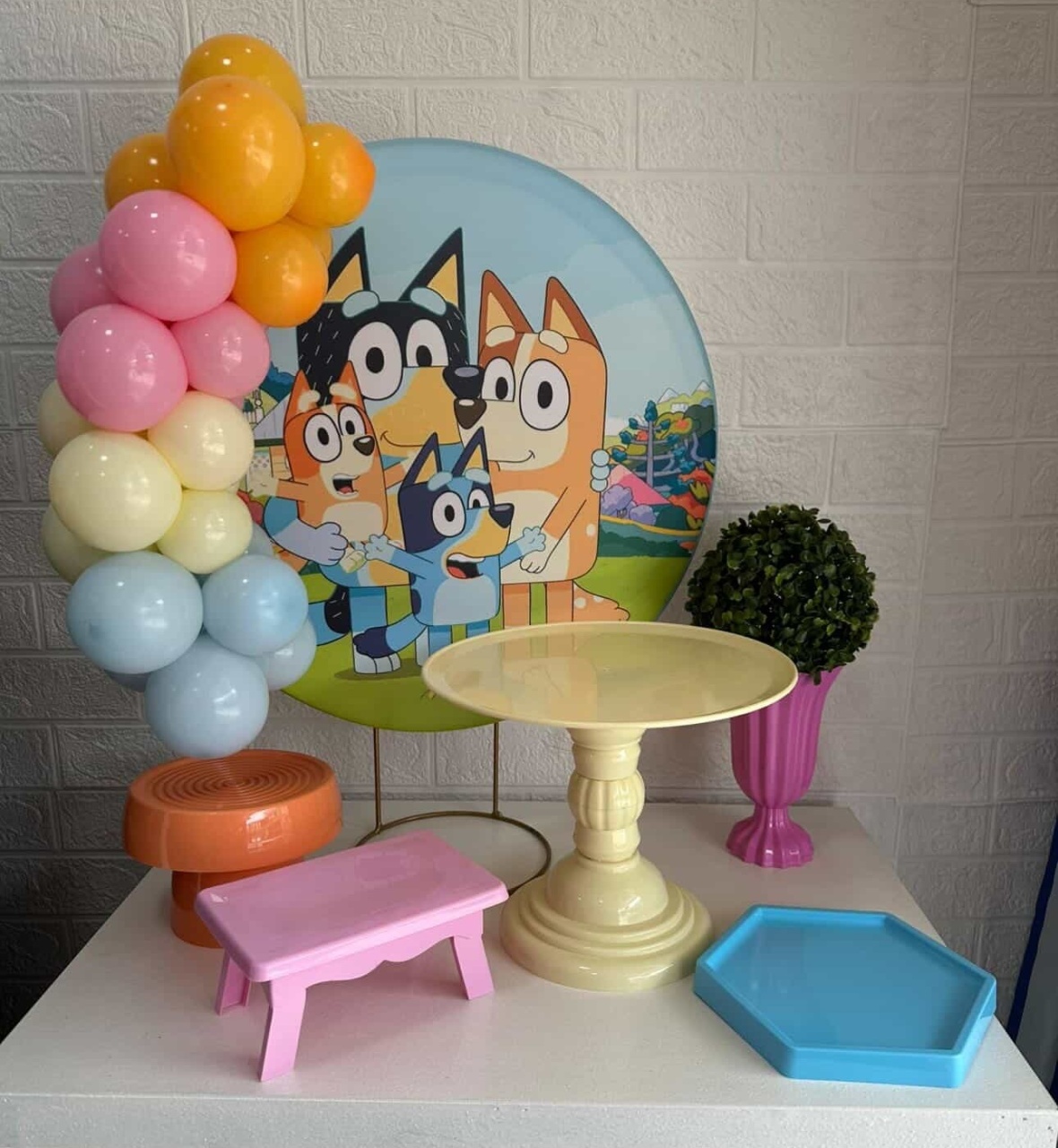 Mini Kit Bluey - VIVAZ DECORAÇÕES - PEGUE E MONTE