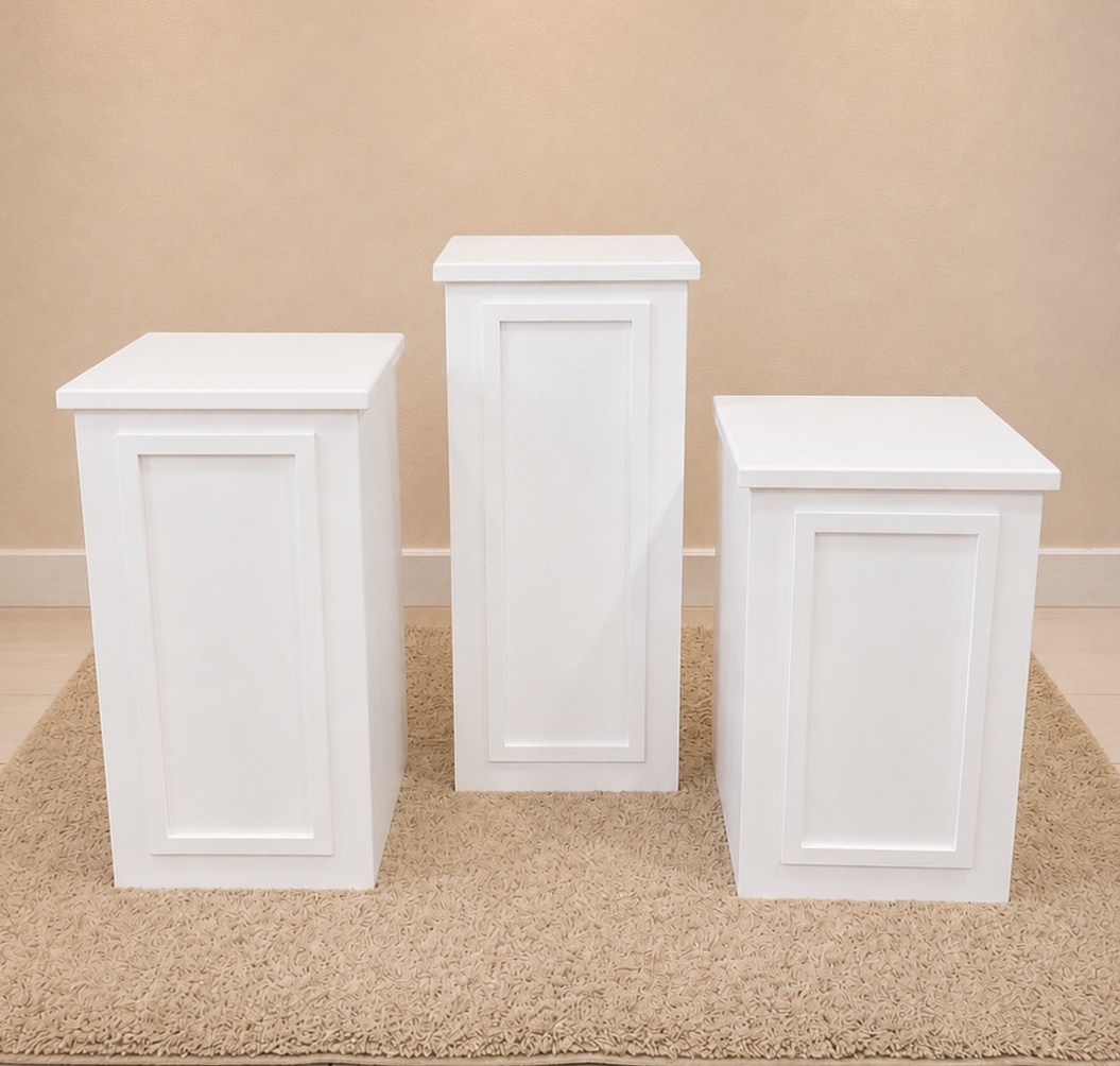 Trio de Mesa Quadrada - VIVAZ DECORAÇÕES - PEGUE E MONTE