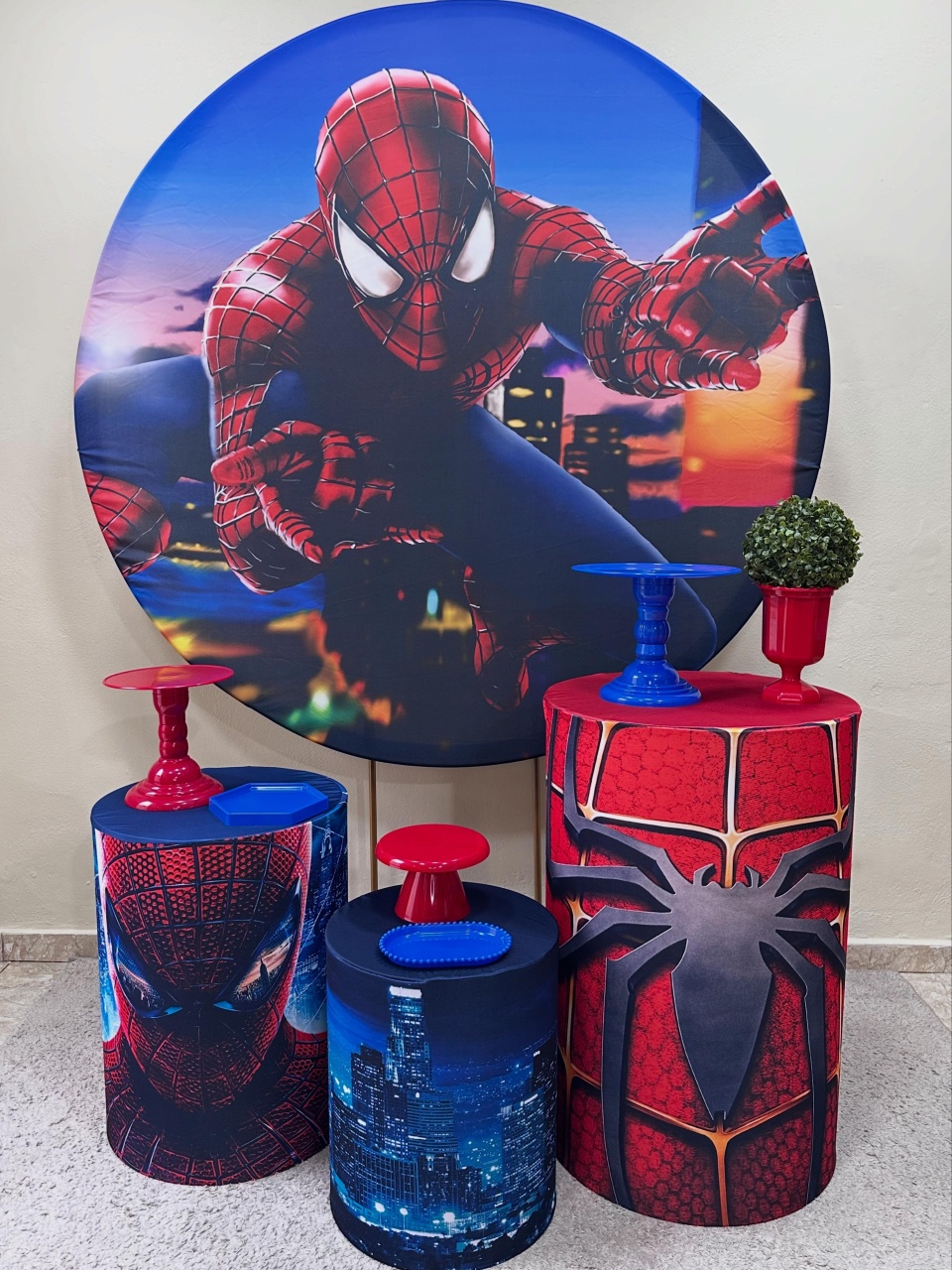Kit Padrão Homem Aranha - VIVAZ DECORAÇÕES - PEGUE E MONTE