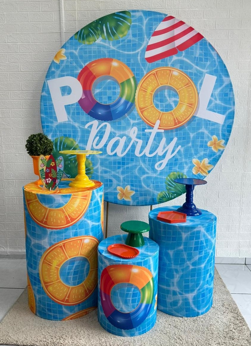Kit Padrão Pool Party - VIVAZ DECORAÇÕES - PEGUE E MONTE