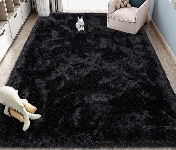 Tapete Preto 1,5X2  - VIVAZ DECORAÇÕES - PEGUE E MONTE