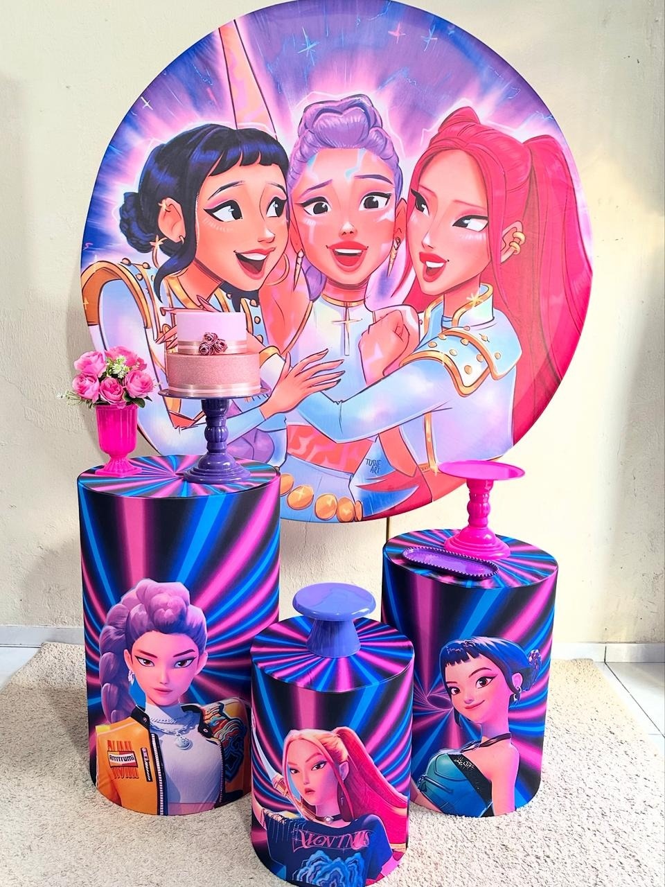 Kit Padrão Guerreiras Do K-Pop - VIVAZ DECORAÇÕES - PEGUE E MONTE