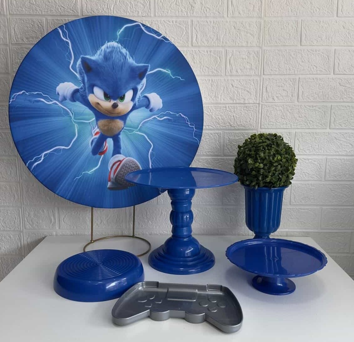 Mini Kit Sonic - VIVAZ DECORAÇÕES - PEGUE E MONTE