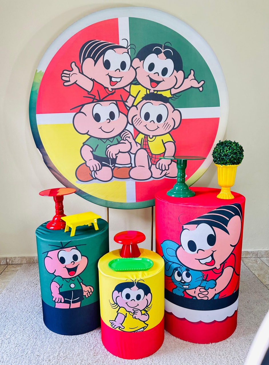 Kit Padrão Turma da Mônica - VIVAZ DECORAÇÕES - PEGUE E MONTE