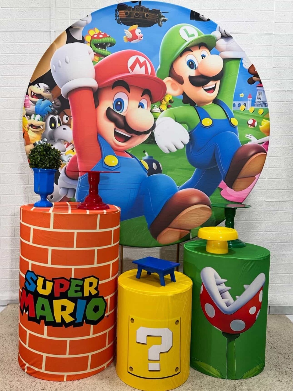 Kit Padrão Super Mario - VIVAZ DECORAÇÕES - PEGUE E MONTE